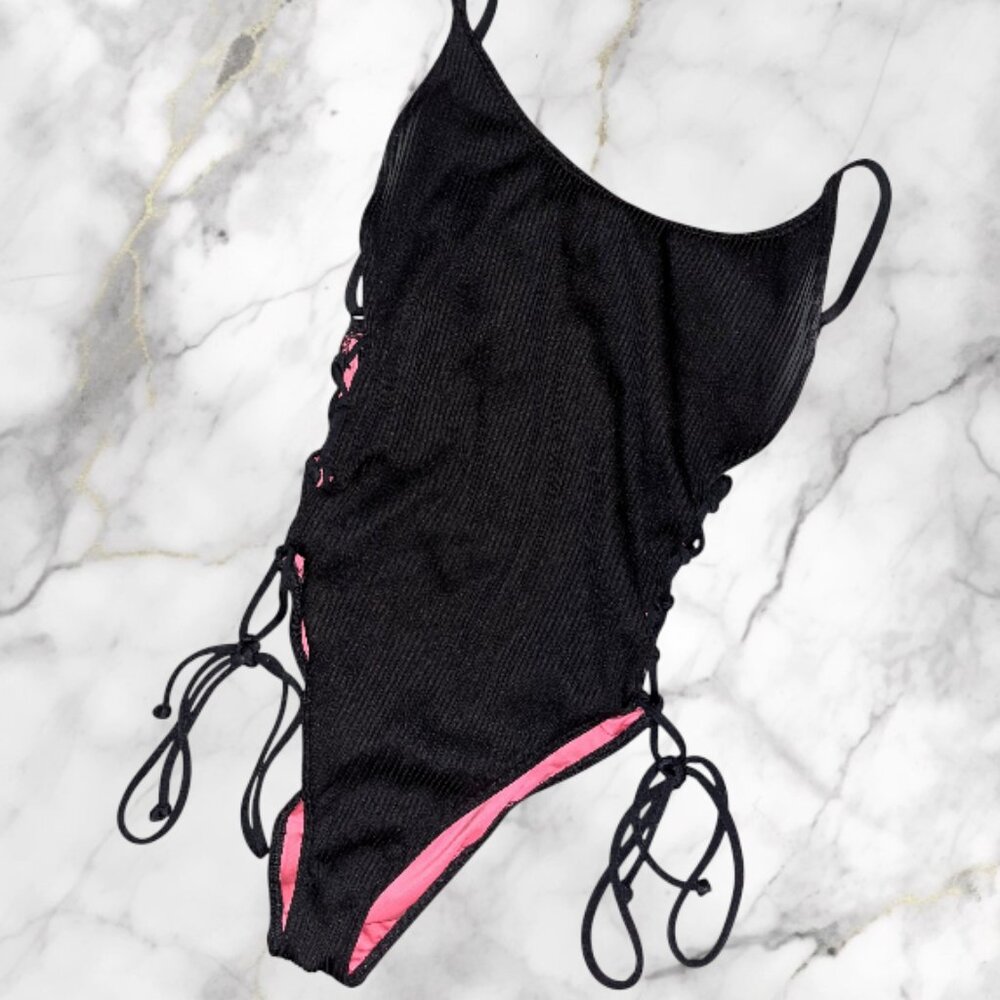 VS Cinched Backless Ribbed Full Piece